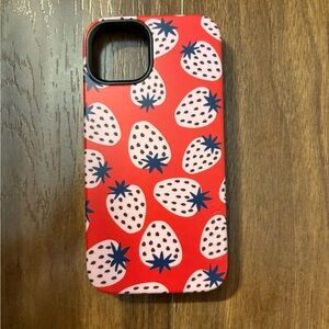 Strawberry Delight Phone Case - Red and Pink